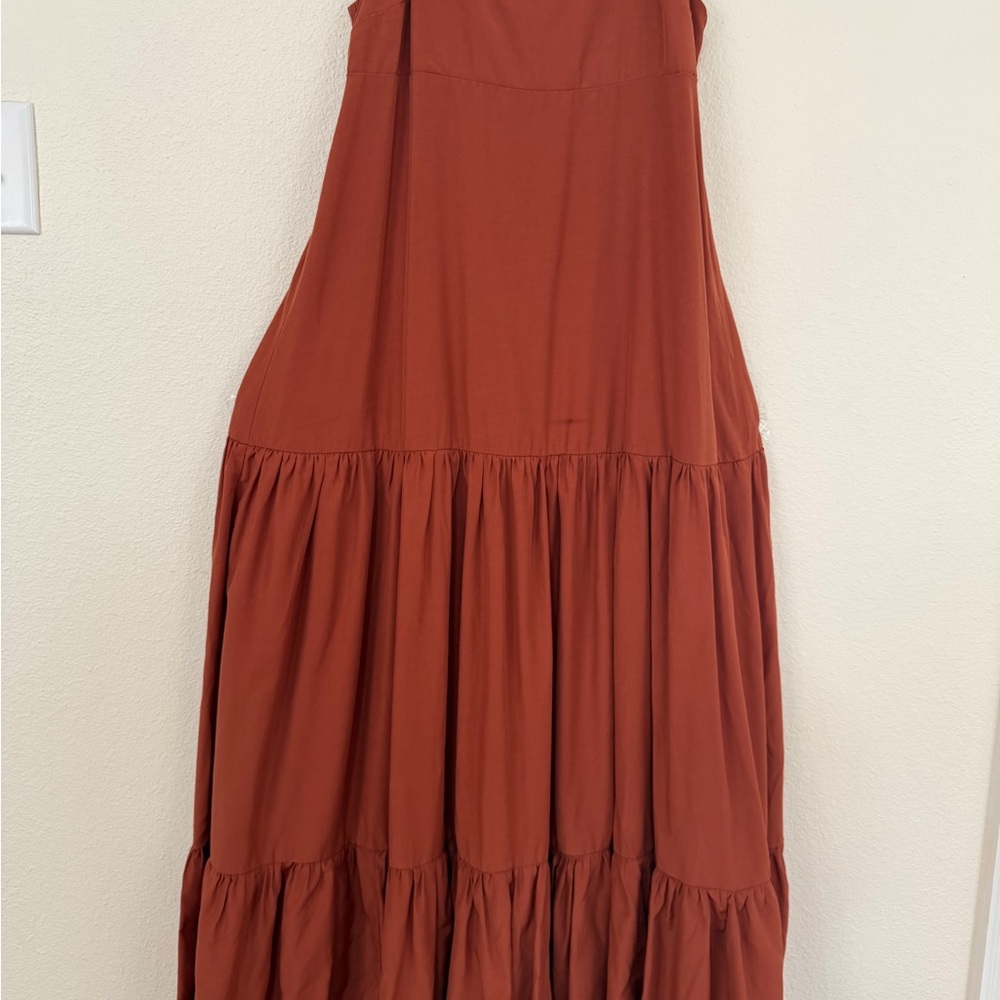 Storia Terracotta Maxi Dress S size  D024